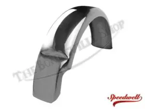 83 7031s 02 750 T140 TR7 UNDRILLED STAINLESS STEEL REAR MUDGUARD FENDER 1976 79 2