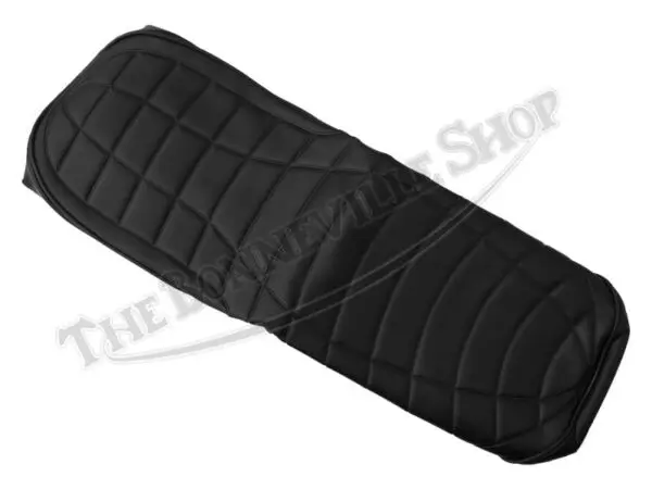 83 7131 60 0697 TBS 4340 R 02 Triumph T140 Bonneville TR7 Tiger Drop Side Seat Cover Black 78 80 with Trim and Sprag
