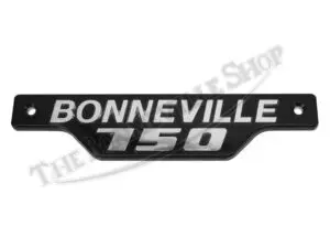 Triumph Bonneville 750 Silver on Black Sidepanel Badge 83-7316 F17316