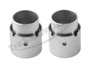 TRIUMPH PRE UNIT & UNIT CHROME FORK SEAL HOLDERS WITH SEALS T