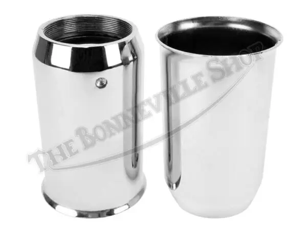 97 1654 S 02 TRIUMPH BONNEVILLE TIGER 500 650 STAINLESS FORK SEAL HOLDERS 2