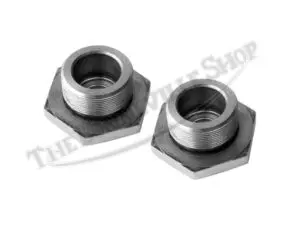 97 1658 S 02 TRIUMPH BSA 500 650 STAINLESS FORK TOP NUTS U.K