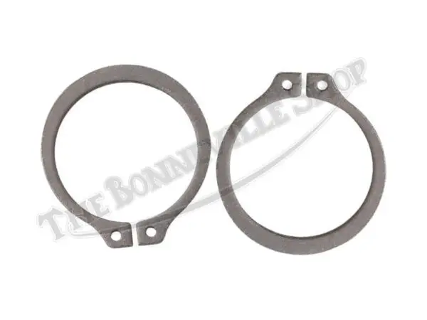 TRIUMPH BSA ONWARDS FORK SHUTTLE VALVE CIRCLIP PAIR