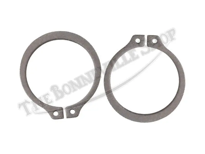 TRIUMPH BSA ONWARDS FORK SHUTTLE VALVE CIRCLIP PAIR