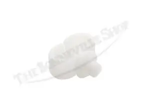 A TRIUMPH FRONT FENDER CABLE GUIDE WHITE