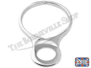 97 4026 S 02 Triumph 650 750 OIF Instrument Mount In Stainless Steel