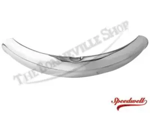 97 4072 03 Triumph TR5T BSA B50MX Front Stainless Steel Mudguard Fender