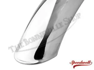 97 4072 04 Triumph TR5T BSA B50MX Front Stainless Steel Mudguard Fender