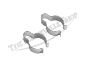 97 4112 03 TRIUMPH NORTON BSA AJS MATCHLESS 7 8 HANDLEBAR CHROME WIRING CLIPS