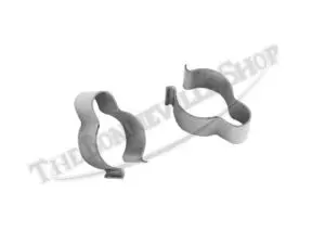97 4112 S 02 TRIUMPH NORTON BSA MATCHLESS 7 8 HANDLEBAR STAINLESS WIRING CLIPS 1