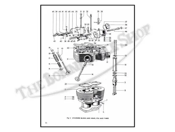 Triumph T T cc Tiger Competition Trophy Parts Book