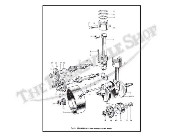 99 0830 02 Triumph T90 T100 3TA 5TA 350 500 Tiger Trophy Parts Book 1966