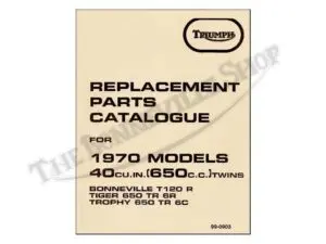 99 0903 a01 1970 triumph t120 bonneville tr6r tiger tr6c trophy parts book