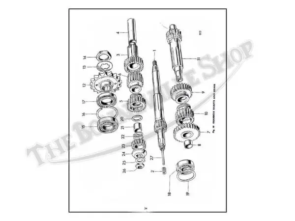 99 0932 02 1971 triumph 650 parts book