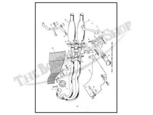 TRIUMPH BONNEVILLE TIGER TROPHY T TR TRC PARTS BOOK