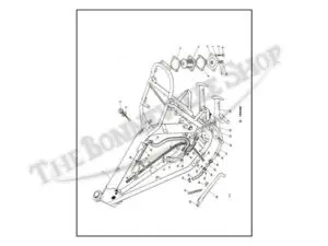 Triumph T Bonneville TR Tiger Parts Book