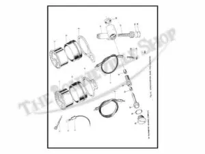 A Triumph T Bonneville TR Tiger Parts Book