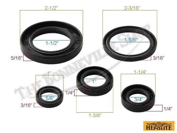 CdaL BSA A A Lightning Complete Oil Seal Kit Fits
