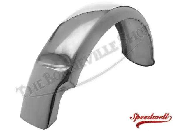 RS082 02 Triumph T140 Stainless Retro 1970 Style Rear Speedwell Mudguard