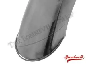 RS082 03 Triumph T140 Stainless Retro 1970 Style Rear Speedwell Mudguard