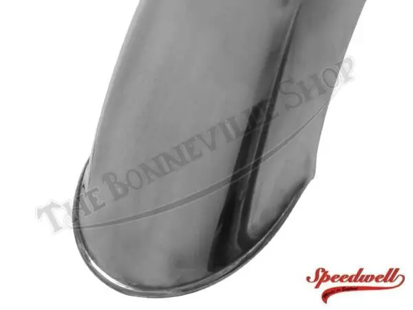 RS082 03 Triumph T140 Stainless Retro 1970 Style Rear Speedwell Mudguard