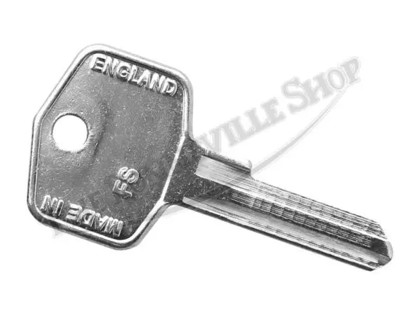 TBS TRIUMPH BSA NORTON GENUINE FS UK ENGLAND ENGLISH KEY BLANK