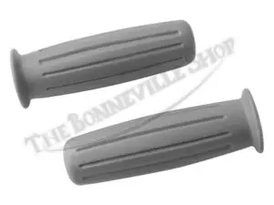 TBS 0083 A 01 1960s VINTAGE AMAL TYPE GREY HANDLEBAR GRIPS TRIUMPH NORTON BSA 1
