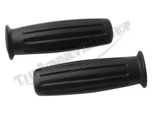 TBS 0083 C 01 1960s VINTAGE AMAL TYPE BLACK HANDLEBAR GRIPS TRIUMPH NORTON BSA 1