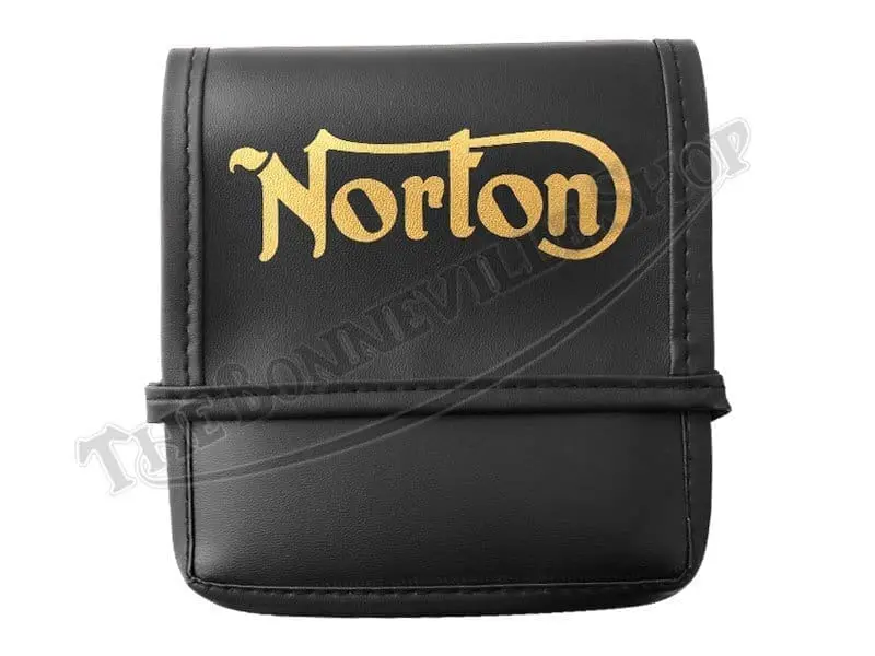TBS 0086 01 NORTON 650 750 850 COMMANDO ATLAS TOOL KIT BAG WITH LOGO 1