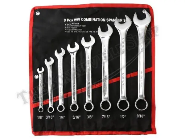TBS B Deluxe Whitworth Combo Wrench Spanner Set Pc Triumph Norton BSA