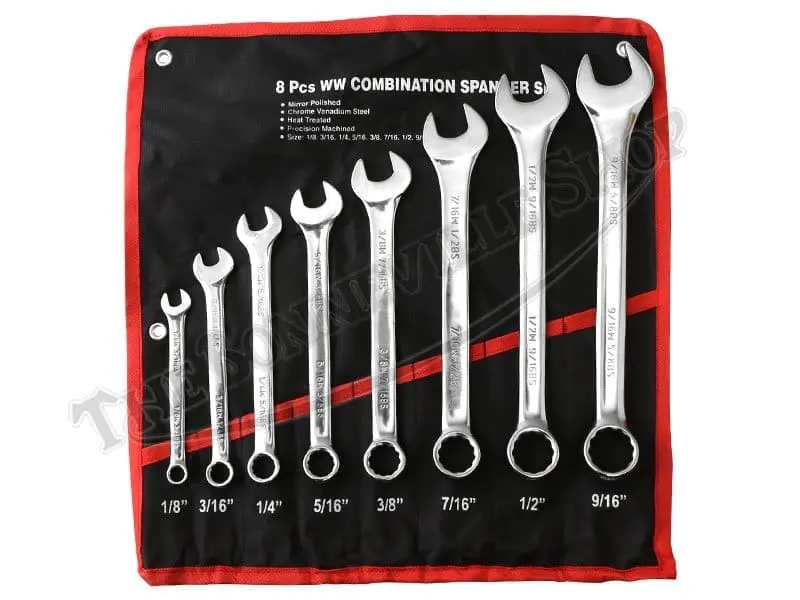 TBS B Deluxe Whitworth Combo Wrench Spanner Set Pc Triumph Norton BSA