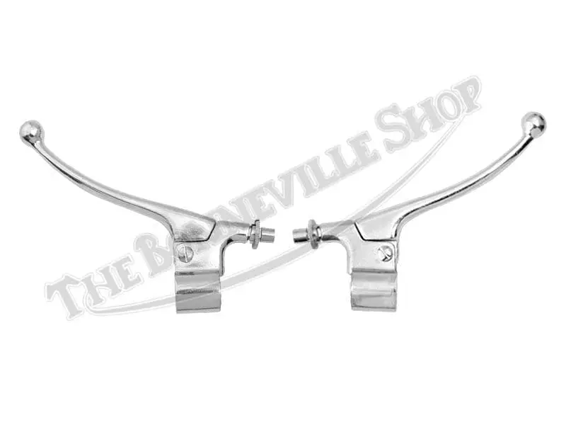 TBS 0462 A TBS 0463 A 01 Triumph Norton BSA Lightweight Alloy Handlebar Lever Set