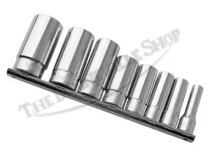 TBS 0532 002 TRIUMPH BSA WHITWORTH DEEP 12 PT 8 PC 3 8 DRIVE SOCKET SET KOKEN
