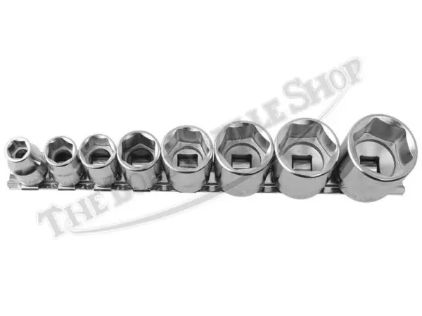TBS 0534 02 Triumph Norton BSA Whitworth 6 Point 8 Piece 3 8 Drive Socket Set By Koken