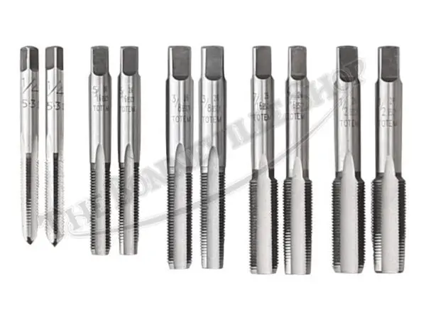 TBS 0602 01 Triumph Norton BSA 10 Piece 1 4 1 2 Whitworth CEI BSC Tap Set