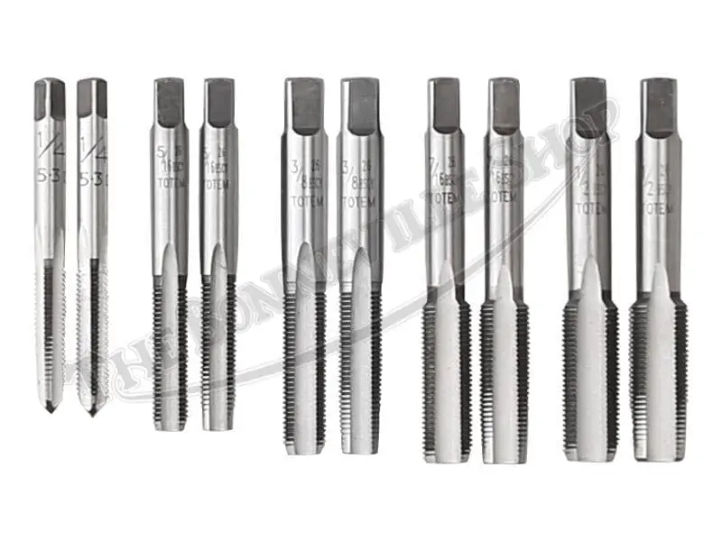 TBS 0602 01 Triumph Norton BSA 10 Piece 1 4 1 2 Whitworth CEI BSC Tap Set