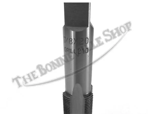 TBS 0606 02 7 8 X 20 TPI INCH TAP 650 750 SLUDGE TRAP 1