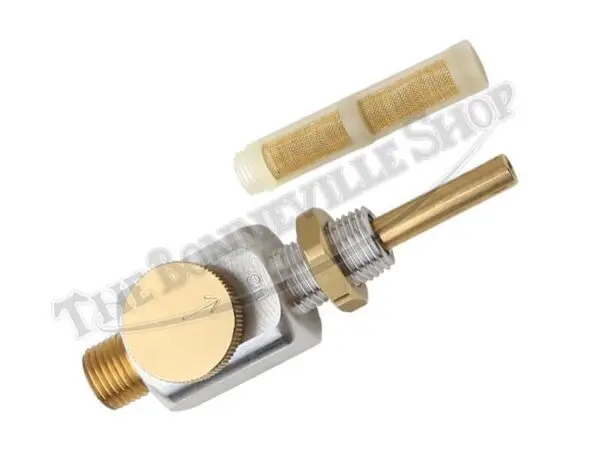 TBS M TBS R TRIUMPH NORTON BSA CUSTOM BILLET PETCOCK FUEL VALVE PAIR