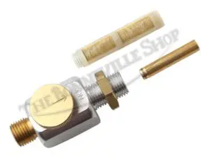 TBS M TBS R TRIUMPH NORTON BSA CUSTOM BILLET PETCOCK FUEL VALVE PAIR