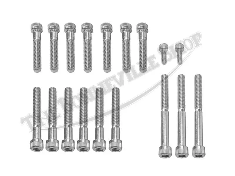TBS BSA A A LIGHTNING THUNDERBOLT ENGINE COVER STAINLESS ALLEN BSA Engine Cover Allen Screw Set BSF