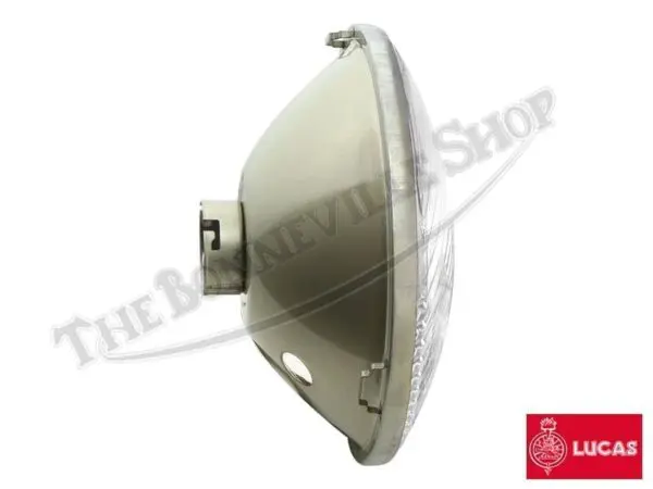 TBS 11056L 02 Vintage 7 Headlight Glass Beam Units with Pilot Light Hole