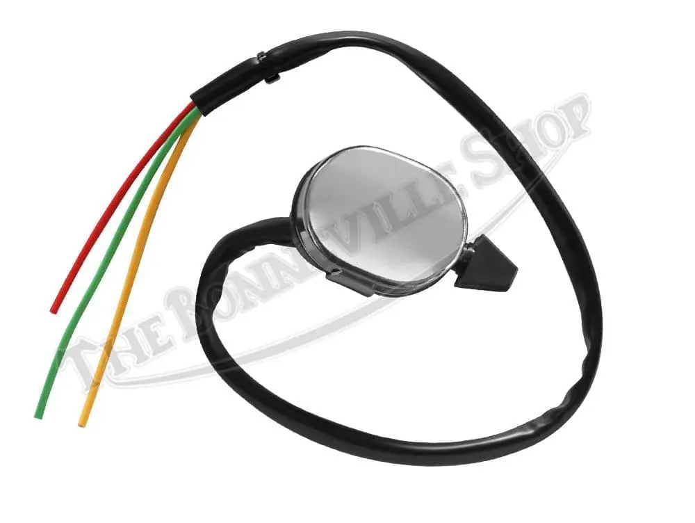 Universal Chrome Indicator Switch 7/8-inch Handlebar