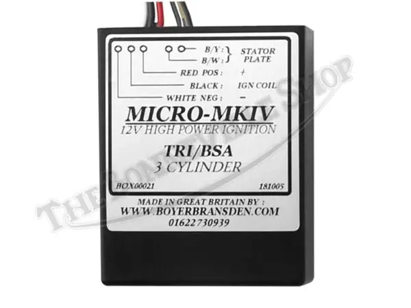 TBS BOYER ELECTRONIC IGNITION FOR ALL TRIUMPH AND BSA TRIPLES T X T