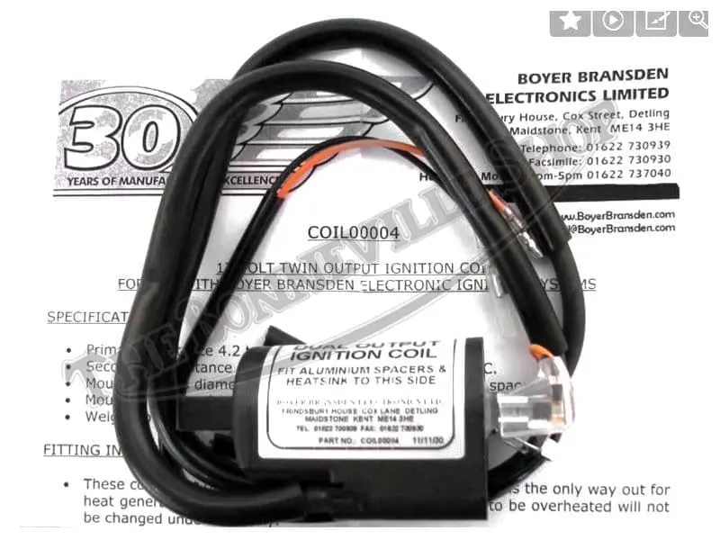 TBS DUAL LEAD BOYER COIL