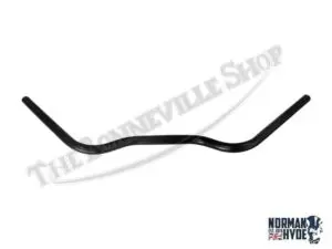 TBS 3612 03 Triumph Norton BSA Classic Hyde M Bars Clubman Cafe 7 8 Black