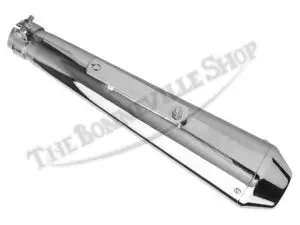 TBS 3730 03 Triumph Norton BSA Cafe Racing Shorty Reverse Cone Megaphone Silencer Muffler 1