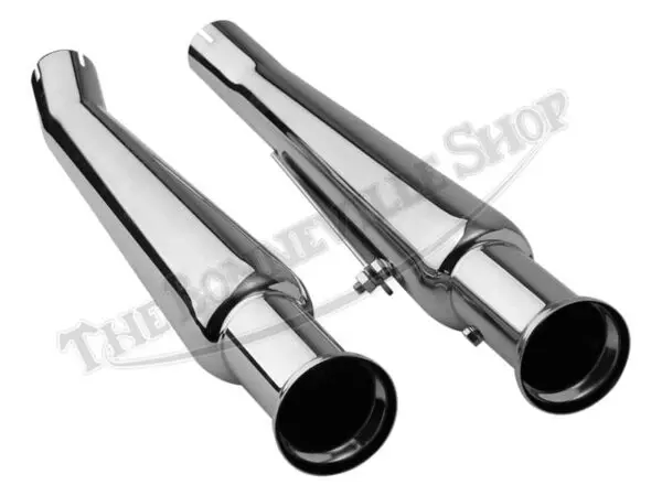 TBS 3735 03 CLASSIC 1 3 4 BORE UPSWEPT MEGAPHONE TULIP SILENCERS MUFFLERS 1