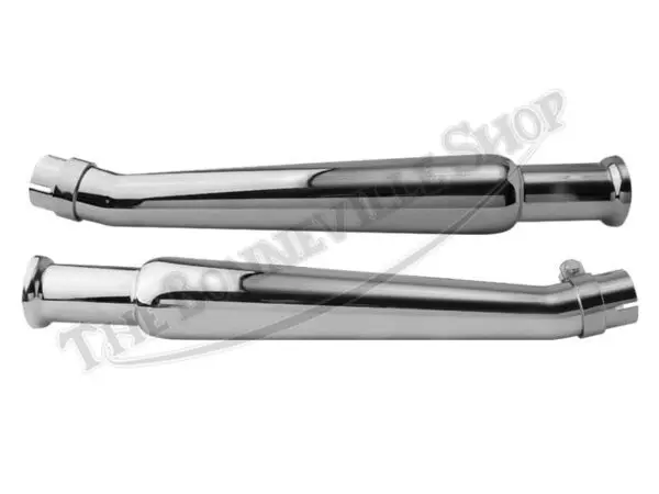 TBS 3735 05 CLASSIC 1 3 4 BORE UPSWEPT MEGAPHONE TULIP SILENCERS MUFFLERS 1