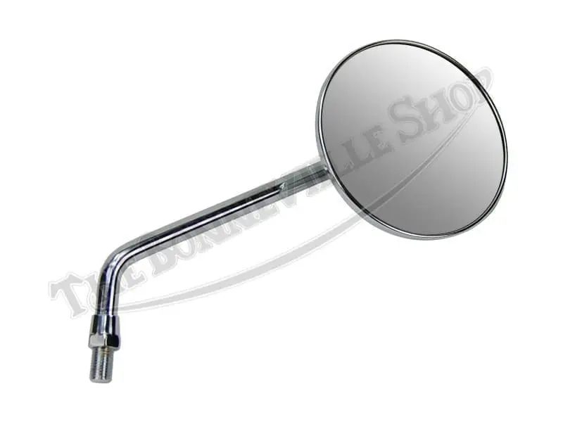 10mm Universal Motorcycle Chrome Round Mirror