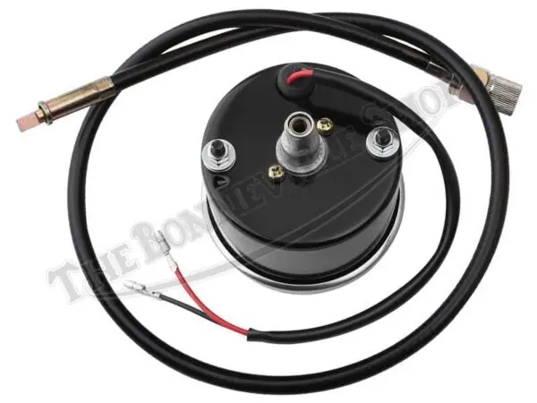 TBS 4193 60 3282 T 03 Triumph Norton Black Face Tachometer with 2ft6in Cable
